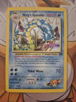Pokemon Gyarados Holo Unlimited Rare Card Misty's Gym Challenge 13/132 - Image 1