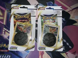 Brilliant Stars Eevee/Flapple Lot of 2 Single pack Checklane Blister Set Booster - Image 1