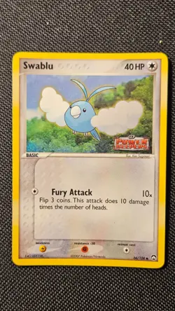 Swablu - 66/108 - Common - Reverse Holo Pokemon EX - Power Keepers - MP - Image 2