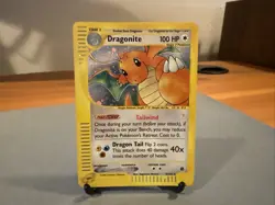 Pokemon TCG Dragonite Holo Rare Card Expedition Base Set 9/165 - Image 1