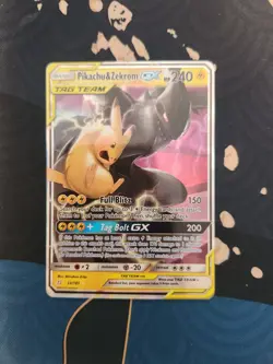 Pikachu & Zekrom GX 33/181 Team Up Pokemon Trading Card Game - Image 1