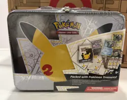 Pokemon TCG Celebrations 25th Anniversary Collectors Chest Lunch Box Tin Sealed 820650809415 - Image 1