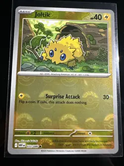 Pokemon White Flare Joltik 033/086 (Pokeball Pattern) Holo NM - Image 1