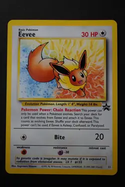 Eevee JR Stamp Rally Black Star Promo #11 2000 Pokemon - Image 1