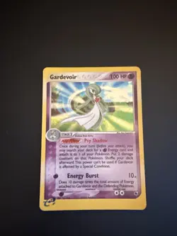 Pokemon Gardevoir EX TCG Reverse Holo Holo Rare Card 7/109 Ruby and Sapphire - Image 1