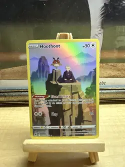 Hoothoot & Sage TG12/TG30 Astral Radiance NM Ultra Rare Pokemon Card - Image 1