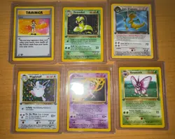 Vintage Pokemon Card Lot Holo 1st Edition Base Jungle Fossil Gym Heroes - Image 2
