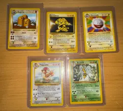 Vintage Pokemon Card Lot Holo 1st Edition Base Jungle Fossil Gym Heroes - Image 4