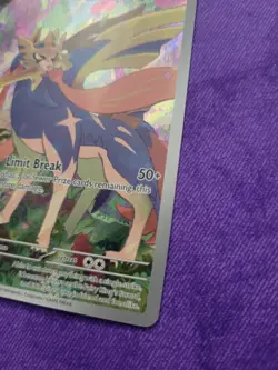 Pokemon Card Phantasmal Flames Zacian Art Rare Prerelease 100/094 Nm English - Image 3