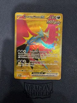 Pokemon Roaring Moon ex 262/182 Sv04: Paradox Rift Gold Hyper Rare - Image 1