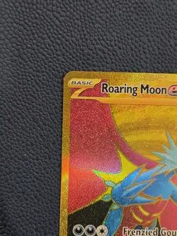 Pokemon Roaring Moon ex 262/182 Sv04: Paradox Rift Gold Hyper Rare - Image 2