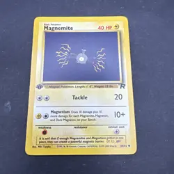 Pokemon 1st Edition 60/82 Magnemite Team Rocket NM NM - Image 1