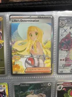 Pokemon Full Art Lillie’s Determination Special Illustration Rare 184/132 SAR - Image 1
