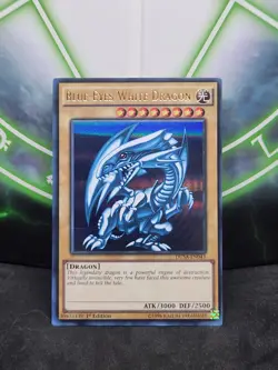 Yugioh Blue-Eyes White Dragon DUSA-EN043 1st Edition Ultra Rare NM - Image 1