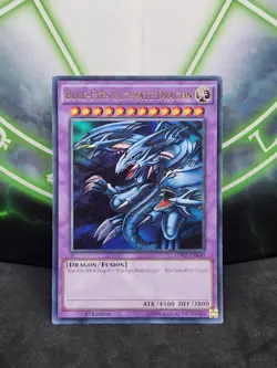 Yugioh Blue-Eyes Ultimate Dragon LDK2-ENK40 Ultra Rare 1st Edition LP - Image 1