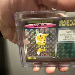 Pokemon Scratch Card Pikachu No. 25 Holo Tomy Japanese Graded CGC 7 NM 🔥 - Image 2