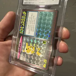 Pokemon Scratch Card Pikachu No. 25 Holo Tomy Japanese Graded CGC 7 NM 🔥 - Image 4