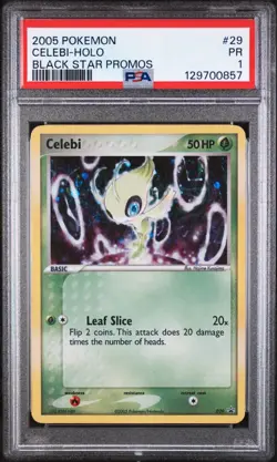 PSA 1 Celebi 029 Black Star Promo 2005 Holo Rare Pokemon Card TCG - Image 1