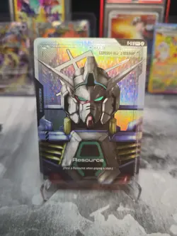 Gundam TCG Card Game Dual Impact Foil Resource GD02 C+ R-012 Gundam AGE-1 Normal - Image 1