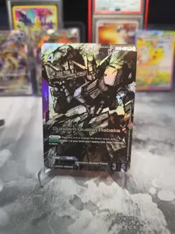 Gundam Card Game Dual Impact Unit Card Gundam Gusion Rebake GD02-055 LR+ - Image 1