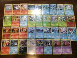HUGE Lot Of 35 Vintage Holo/Reverse Holo Black & White Pokemon Cards! - Image 1