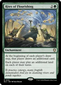 ~ Rites of Flourishing ~ NM ~ Commander: Bloomburrow ~ MTG ~ - Image 1