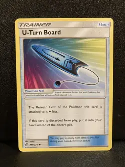 Pokemon TCG U-Turn Board 211/236 Unified Minds Non-Holo Card NM/LP Condition - Image 1