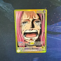 One Piece TCG OP13-100 Jewelry Bonney Alt Art Leader AA Card Game CCG English - Image 1