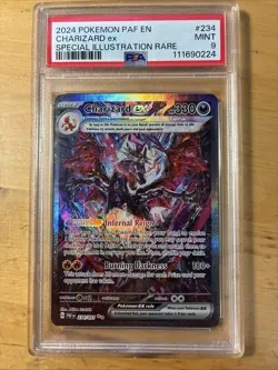 Pokemon TCG Charizard EX Paldean Fates SIR Card 234/091 PSA 9 - Image 1