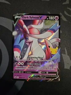 Dark Sylveon V SWSH134 SWSH: Sword & Shield Promo Cards Holo NM - Image 1