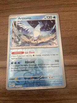 Articuno Reverse Holo NM 144/165 Scarlet & Violet 151 Pokemon Card - Image 1