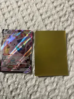 Pokemon TCG Card Espeon Vmax 65 Full Art Ultra Rare Holo Evolving Skies NM C43 - Image 1