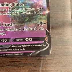 Hatterene V Black Star Promo SWSH055 Champions Path Pokemon Trading Card - Image 3
