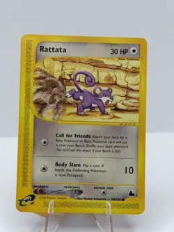 Pokemon Rattata Card 90/144 Common Skyridge - Image 1