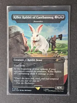 MTG Killer Rabbit of Caerbannog R 826 Foil Monty Python & The Holy Grail SLD - Image 1