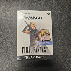 Magic The Gathering Final Fantasy Play Pack w/ 3 Packs & Promo SEALED NEW 🎲 - Image 1
