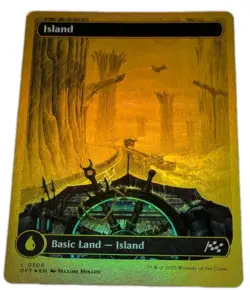 Island 0508 First-Place Foil Aetherdrift Magic: The Gathering Finish Line - Image 1