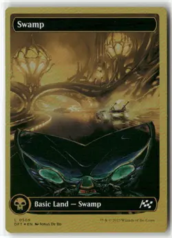 Swamp (0509) (First-Place Foil) Aetherdrift Foil MTG Magic - Image 1