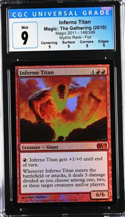 INFERNO TITAN 2011 Core Set Foil Mythic CGC 9 Q MTG [Nostalgium] - Image 1