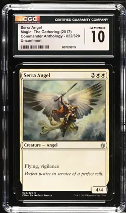 SERRA ANGEL Commander Anthology CGC 10 MTG [Nostalgium] - Image 1