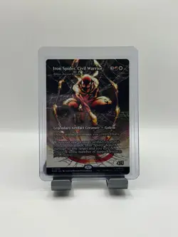 MTG, Iron Spider, Civil Warrior - Alibou, Ancient Witness (Borderless) Marvel... - Image 1