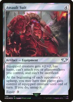 MTG | Assault Suit (Surge Foil) | Warhammer 40,000 | Magic the Gathering | NM - Image 1