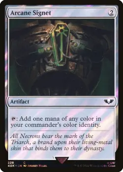 MTG | Arcane Signet (228) (Surge Foil) | Warhammer 40,000 | 40K | Magic | NM - Image 1
