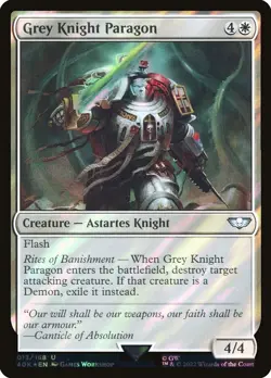 MTG | Grey Knight Paragon (Surge Foil) | Warhammer 40,000 | 40K | Magic | NM - Image 1
