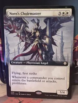 Norn's Choirmaster (Extended Art) Commander: Phyrexia: All Will Be One Regular - Image 1