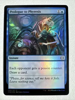 Prologue To Phyresis [Foil] #65 NM/MINT Phyrexia All Will Be One MTG - Image 1