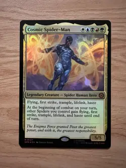 MTG Cosmic Spider-Man Marvel's Spider-Man Regular 127 Foil - Image 1