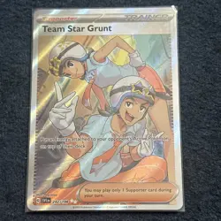 Pokemon TCG Team Star Grunt 242/198 SV01: Scarlet & Violet Base Set Holo Rare NM - Image 1