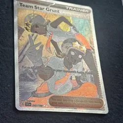 Pokemon TCG Team Star Grunt 242/198 SV01: Scarlet & Violet Base Set Holo Rare NM - Image 3