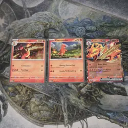 Pokemon Charmander Charmeleon Charizard SVP 161 Cosmos 004 005 Promo Set Holo - Image 1